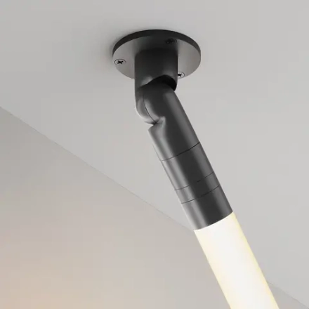 Шарнирное основание для накладного монтажа системы Shelf с вводом питания, C027CS-P-B. TM Maytoni