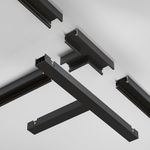 Т- образный коннектор накладной Basity, черный, TRA172CT-11B. TM Maytoni