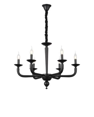 SL1114.403.06 Люстра подвесная ST-Luce Черный E14 6*40W