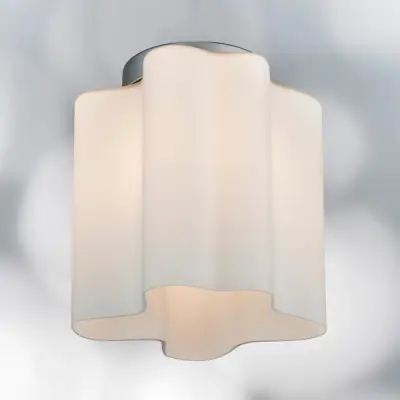 802010 Светильник NUBI 1х40W E27 ХРОМ/БЕЛЫЙ Lightstar