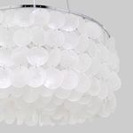 Подвесной светильник с перламутром 60005/4 хром