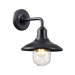 4965/1W NATURE ODL22 735 черный/стекло Ландшафтный настен.светильник E27 1*60W IP44 CAMPA