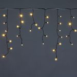 A-020 LED A WW светодиод."бахрома" 3x0.6м 140LED черный провод влагозащ.,морозостойк,без контроллера