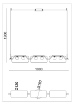 Подвесной светильник Arte lamp GENEVA A2341SP-6BK, 1хLED