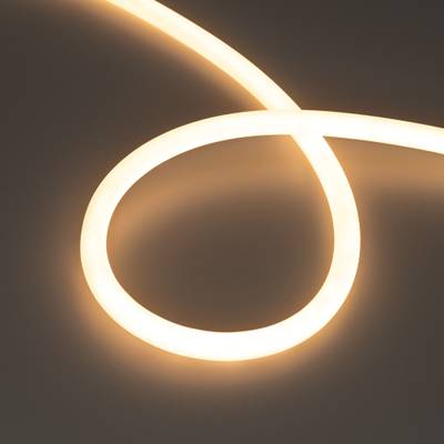 Светодиодная лента герметичная MOONLIGHT-TOP-M560-D13mm 24V Warm2700 360deg (8.6 W/m, IP65, 5m, wire x1) (Arlight, Вывод кабеля прямой)