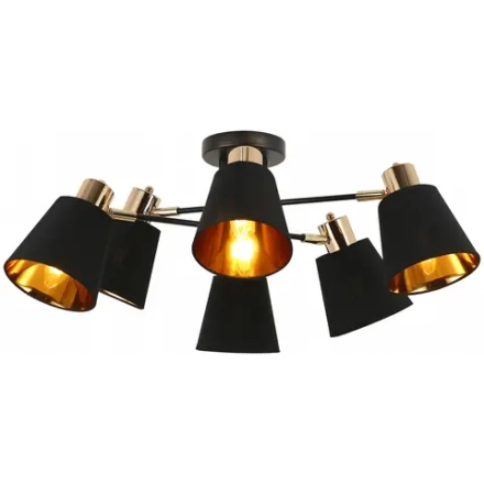IL6116-6COU-79 BK GD Abelie светильник потолочный ILLUMICO, E14х6