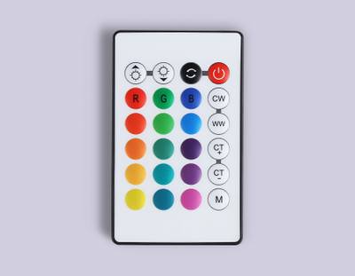 Контроллер WIFI Tuya для светодиодных лент RGB+CCT с управлением белого света c инфракрасным пультом 10A 12V 120W/ 24V 240W GS11601 (CR2025)