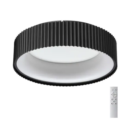 7712/56L AVRA LED SN 574 Светильник металл/акрил/белый/черный LED 56Вт 3000-6500К D460 IP20 пульт ДУ SHARMEL