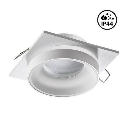 370785 SPOT NT21 334 белый Светильник встраиваемый влагозащищенный IP44 GU10 9W 220V WATER