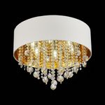 SL1350.502.06 Светильник потолочный ST-Luce Хром/Белый, Золотистый, Прозрачный E14 6*40W