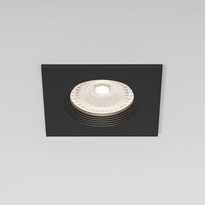 Светильник встраиваемый City GU10 черный 25055/01