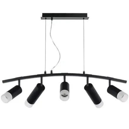 LR7353738721 Люстра RULLO 5х50W GU10 ЧЕРНЫЙ (571735+214437-3+214487-2+202431-5)
