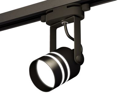 Комплект трекового однофазного светильника XT6602082 PBK/SBK/FR черный полированный/черный песок/белый матовый MR16 GU10 (C6602, N6236)