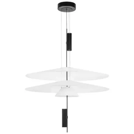 814531  2КОР! Люстра VIOLA LED 3x6W 560LM ЧЕРНЫЙ/БЕЛЫЙ 3000K Lightstar