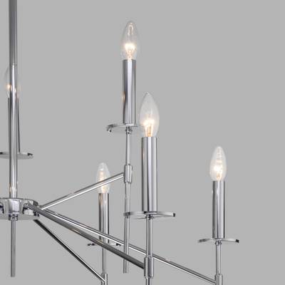 Умная потолочная люстра 60142/9 хром