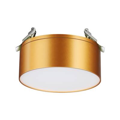 358754 SPOT NT21 274 матовое золото Светильник встраиваемый светодиодный IP20 LED 24W 4000K 2100Лм 100-265V PROMETA