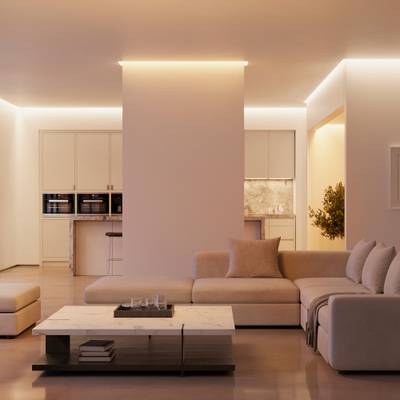 Профиль СEIL-S18-SHADOW-SIDE-3000 BLACK (Arlight, Алюминий)