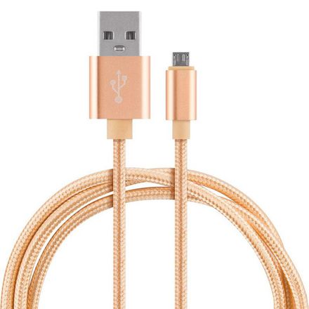 Кабель Energy ET-28 USB/Lightning, цвет - золотой