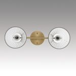 8188/2C COMFI LN25 190 латунь/прозрачный, металл/стекло Потолочный светильник E14 2*40W 220V VIVIAN