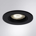 Точечный встраиваемый светильник Arte Lamp FUJI A2865PL-1BK, 1хGU10