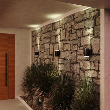 SL9009.401.02 Светильник уличный настенный ST-Luce черный/белый GU10 2*50W