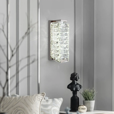 Настенный светильник с хрусталем 40259 LED хром, LED