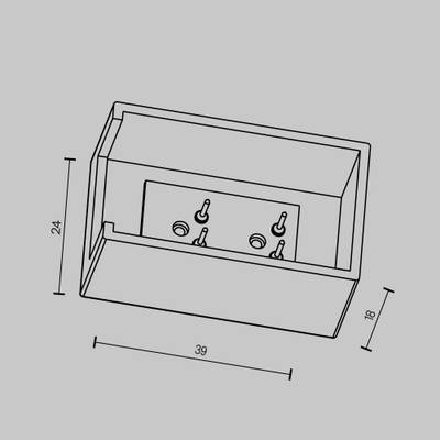 Заглушка для шинопровода Elasity, TRA160EC-1B. TM Maytoni