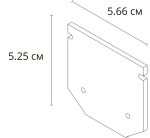 Заглушка для профиля Arte Lamp LINEA-ACCESSORIES A621005E