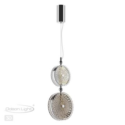 5416/13LB L-VISION ODL_EX23 154 хром/св.коричневый/серый металл/стекло Подвес LED 13W 4000K CARAMELLA