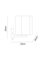 Бра Arte Lamp SERENATA A3479AP-1CC, 1хE27