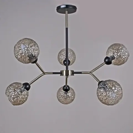 IL0268-6PSQ-79 BK AB светильник потолочный ILLUMICO, E14х6