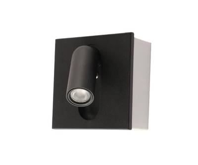 08073,19 Бра встраиваемое Эви черный w9*9 h9 Led 3W (3000K)