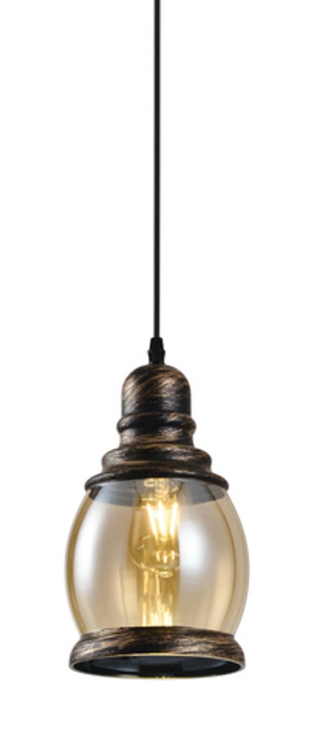 Подвесной светильник Escada 1101/1 E27*60W Wenge/Bronze