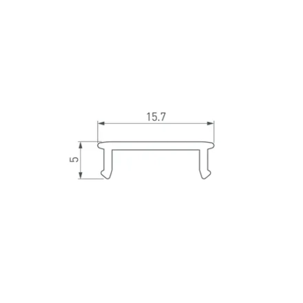 Экран LINE-2000 MARBLE GREY (Arlight, Пластик)