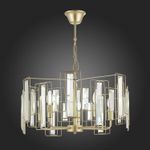 SLE103403-05 Люстра подвесная Шампань/Прозрачный E14 5*40W