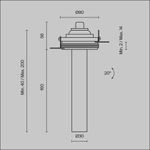 Встраиваемый светильник Focus T 4000K 7Вт 36°, C140TRS-L200-7W4K-B. TM Maytoni