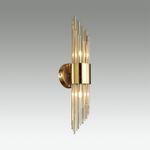4847/2W HALL ODL21 670 золото/металл/стекло Бра G9 2*40W FLAMBI