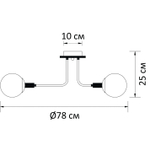Потолочная люстра Arte Lamp OXFORD A2716PL-6BK, 6хE27