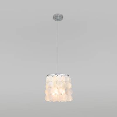 Подвесной светильник с перламутром 60185/1 хром/перлаиутр