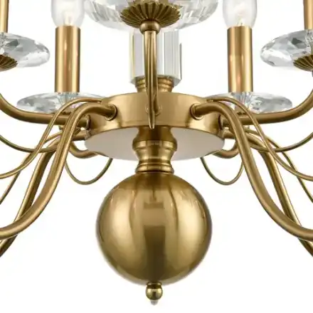 8033/10 CLASSI LN26 080 медь, металл/стекло Люстра подвесная Е14 10*40W 220V INCANTO