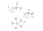 Потолочная люстра Arte Lamp THOMAS A7032PL-5WH, 5хE27