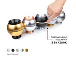 Насадка задняя накладная для корпуса светильника с диаметром отверстия D70mm N7929 PYG золото желтое полированное D70*H28mm Out25mm