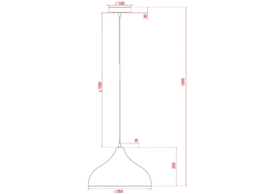 Подвесной светильник Arte Lamp CARMEL A7076SP-1BK, 1хE14