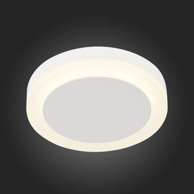 ST104.542.06 Светильник потолочный Белый LED 1*6W 4000K 468Lm Ra&gt;80 120° IP20 D110xH20 170-240V