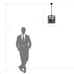 735030 Люстра EPSILON 3х40W E14 ЧЕРНЫЙ/ЗОЛОТО Lightstar