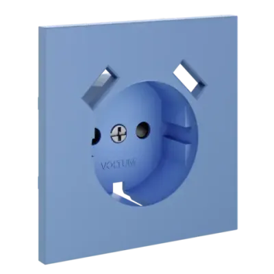 VLS000915 Накладка для розетки с заземлением и защитными шторками, с USB A+A, S70 (деним). (ТМ Maytoni)