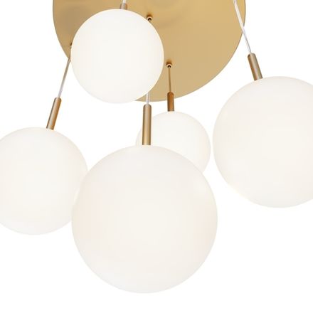 Подвесной светильник Basic form E14х5, MOD321PL-05G1. TM Maytoni