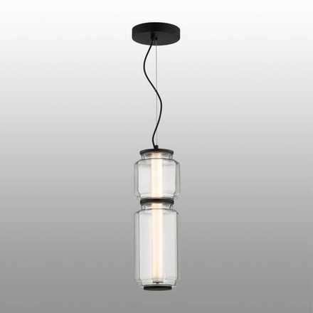 5409/20L HIGHTECH ODL_EX24 37 черный/прозрачный/металл/стекло/акрил Подвес LED 20W 3000K 1480Лм JAM