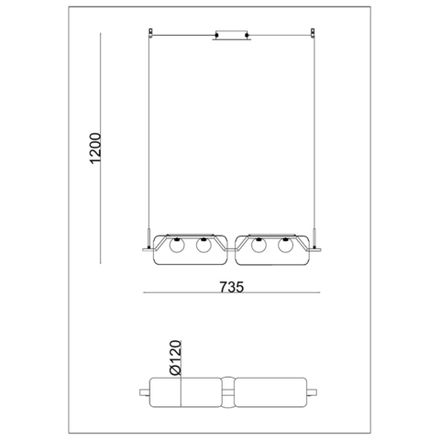 Подвесной светильник Arte lamp GENEVA A2341SP-4BK, 1хLED