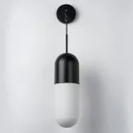 690617 Бра RAMO 1х40W E27 ЧЕРНЫЙ МАТОВЫЙ/БЕЛЫЙ Lightstar